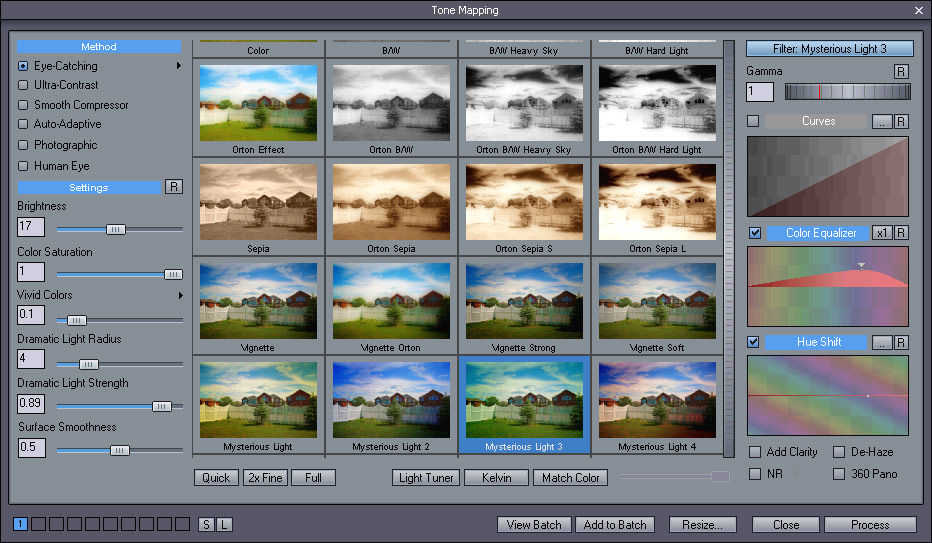 Dynamic PhotoHDR high dynamic range software