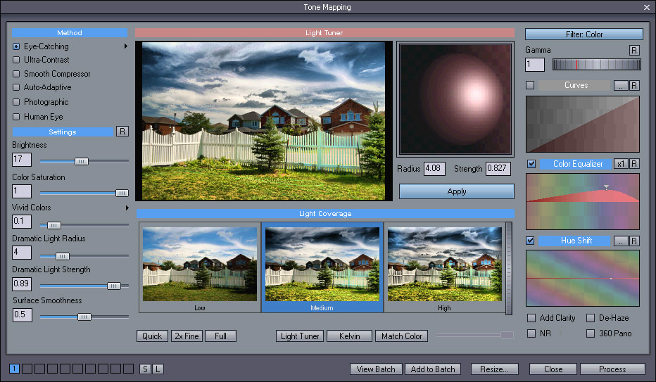 Dynamic PhotoHDR high dynamic range software