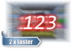 2 x faster