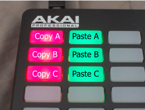 Copy A Copy B Copy C Paste A Paste B Paste C